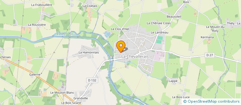 localisation de l'entreprise ZEN SERVICES INFORMATIQUES à LA CHEVALLERAIS