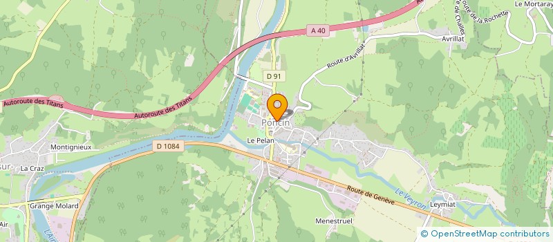 localisation de l'entreprise ZEN & SOI à PONCIN