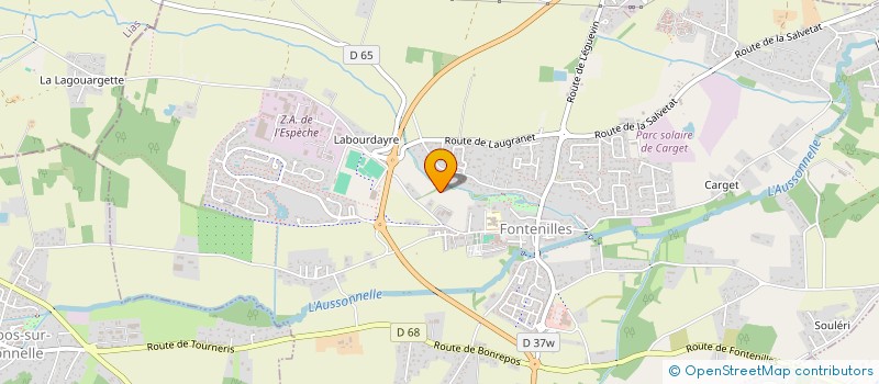 localisation de l'entreprise ZEN & SONG  FONTENILLES