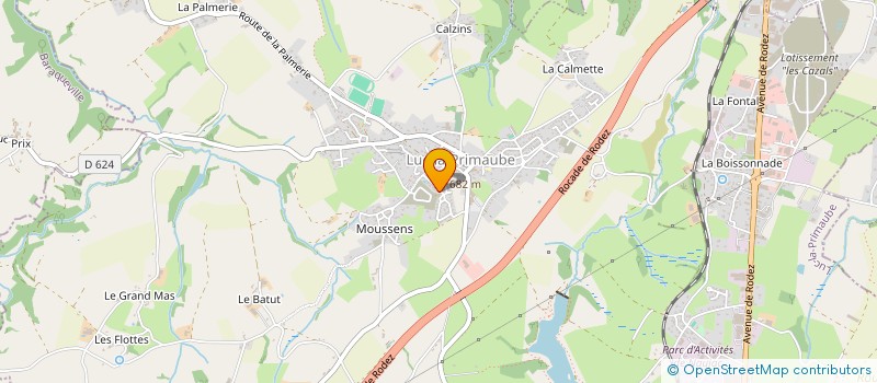 localisation de l'entreprise ZEN, SOYONS ZELLES !  LUC-LA-PRIMAUBE