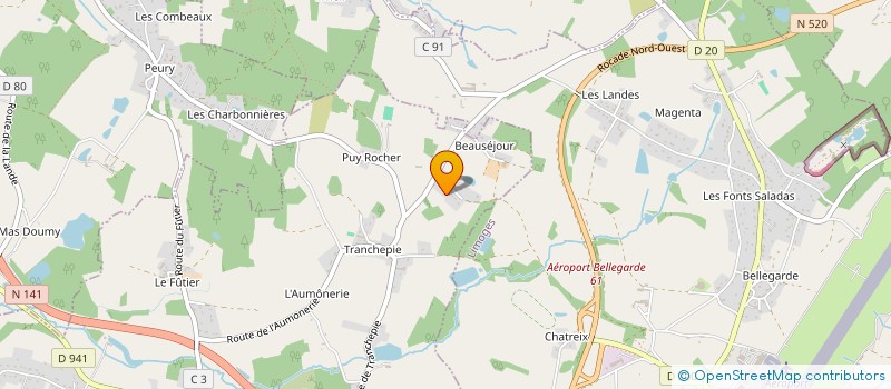 localisation de l'entreprise ZEN TECH PISCINES  VERNEUIL-SUR-VIENNE