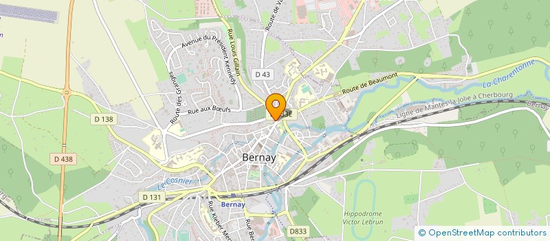 localisation de l'entreprise ZEN TENDANCELLE à BERNAY
