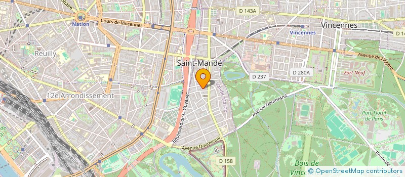 localisation de l'entreprise ZEN TOUR FRANCE  SAINT-MANDE