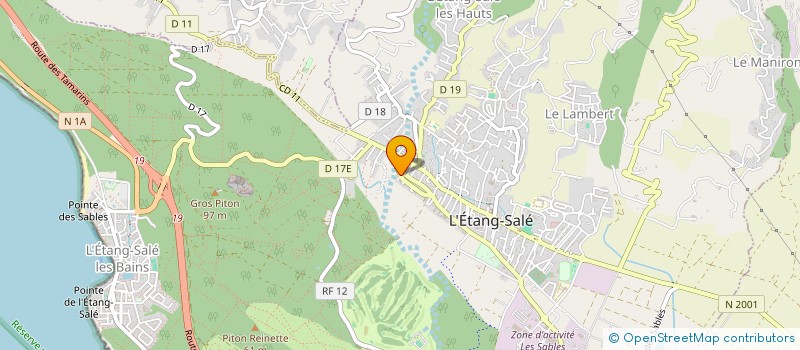 localisation de l'entreprise ZEN TRAITEUR OI à L'ETANG-SALE