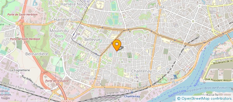 localisation de l'entreprise ZEN TRANSPORT à NANTES