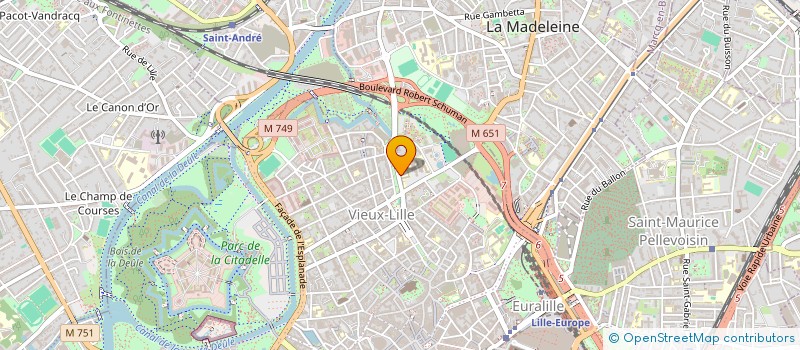 localisation de l'entreprise ZEN'TUDES  LILLE