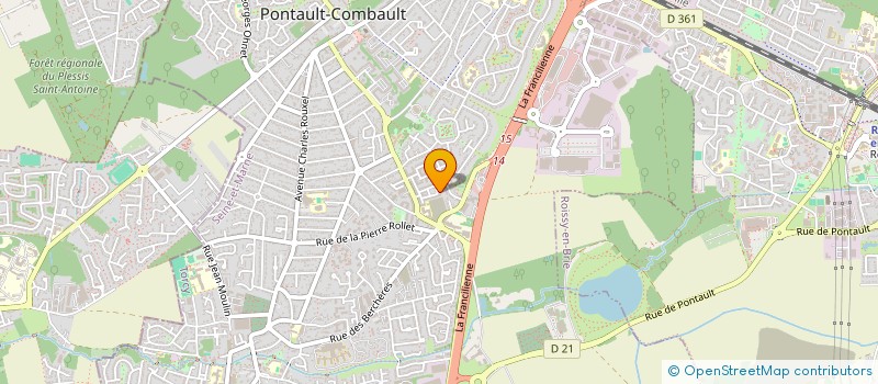 localisation de l'entreprise ZEN VTC  PONTAULT-COMBAULT