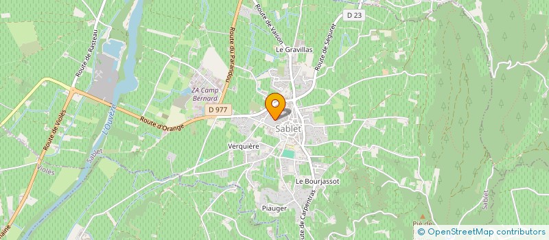 localisation de l'entreprise ZEN ZINC SARL  SABLET