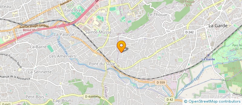 localisation de l'entreprise ZEN1  LA GARDE