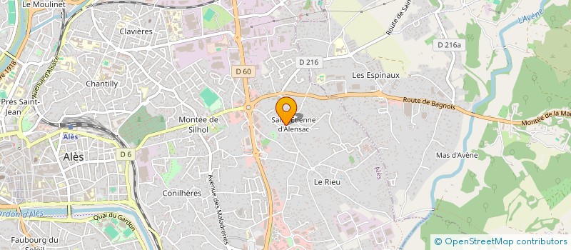 localisation de l'entreprise ZEN68 à ALES