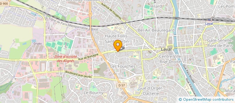 localisation de l'entreprise ZENA à LAVAL
