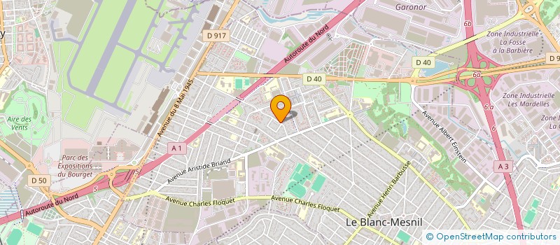 localisation de l'entreprise ZENA à LE BLANC-MESNIL