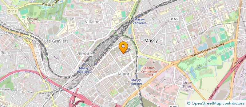 localisation de l'entreprise ZENA GROUP à MASSY