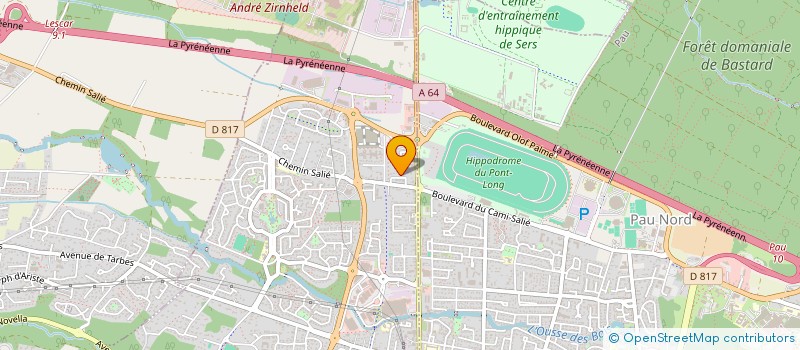 localisation de l'entreprise ZENA IMMO à LONS