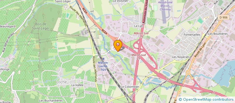 localisation de l'entreprise ZENA TRAVAUX à MACON