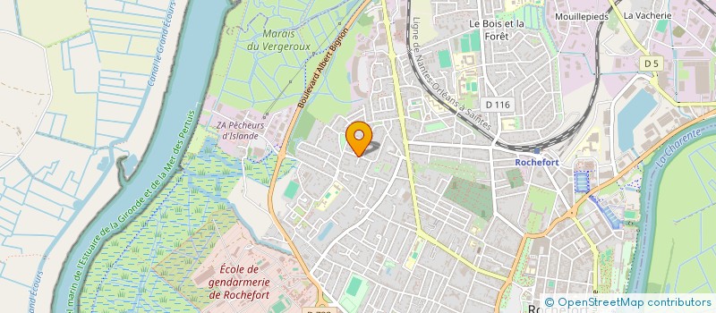 localisation de l'entreprise ZENABASS  ROCHEFORT