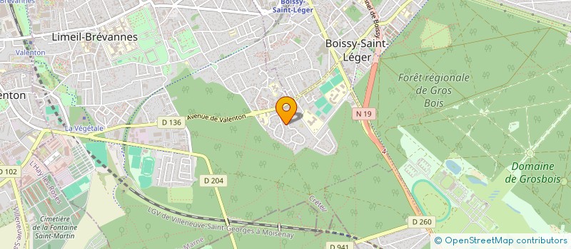 localisation de l'entreprise ZENAGUA à LIMEIL-BREVANNES