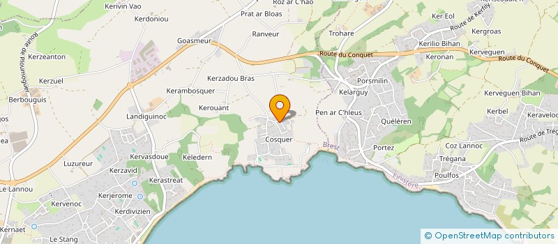 localisation de l'entreprise ZENANCE à PLOUGONVELIN