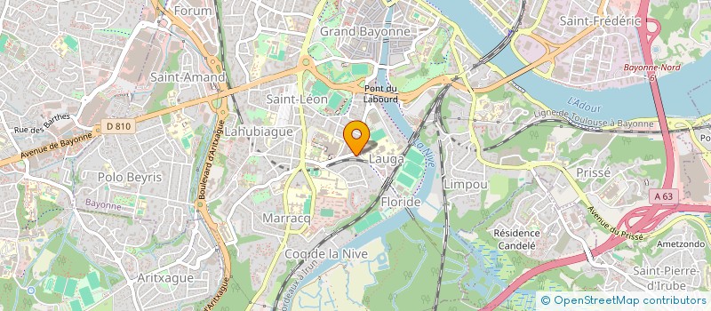 localisation de l'entreprise ZENART  BAYONNE