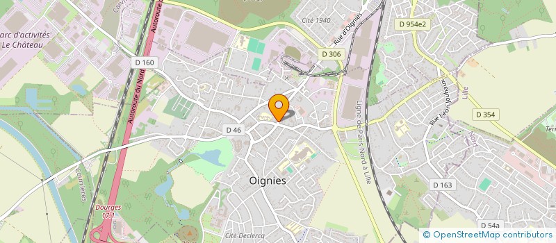 localisation de l'entreprise ZENASNI  OIGNIES