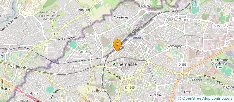localisation de l'entreprise ZENBNB  ANNEMASSE
