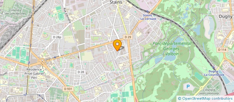 localisation de l'entreprise ZENCAB à STAINS
