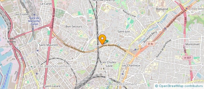 localisation de l'entreprise ZENCAR A à MARSEILLE