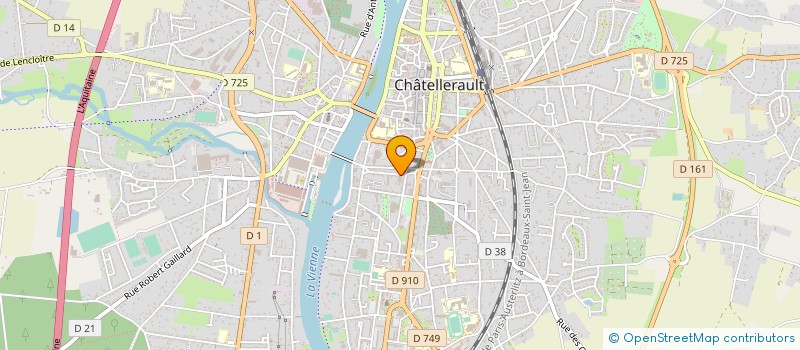 localisation de l'entreprise ZENCHATEL  CHATELLERAULT