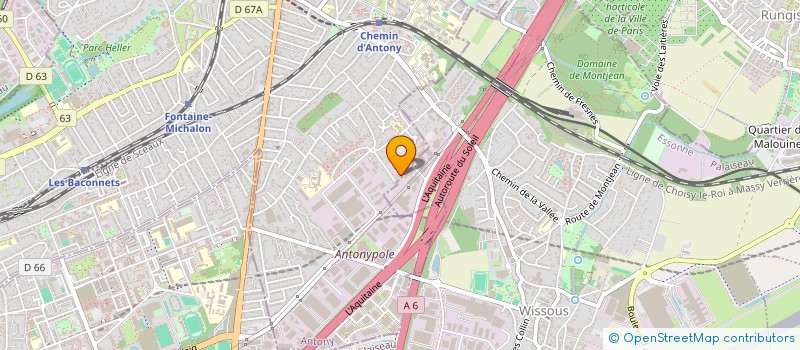 localisation de l'entreprise ZENCITY à ANTONY
