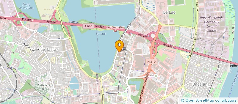 localisation de l'entreprise ZENCONTACT SARL à BORDEAUX