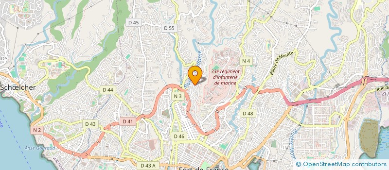 localisation de l'entreprise ZENCORP E-SPORT (ZCE)  FORT-DE-FRANCE