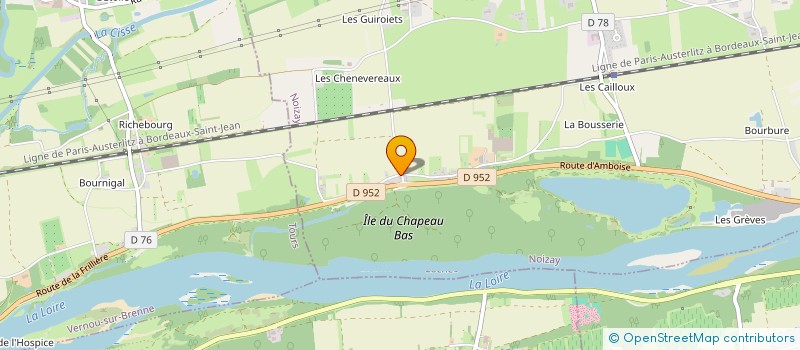 localisation de l'entreprise ZENDECO  NOIZAY