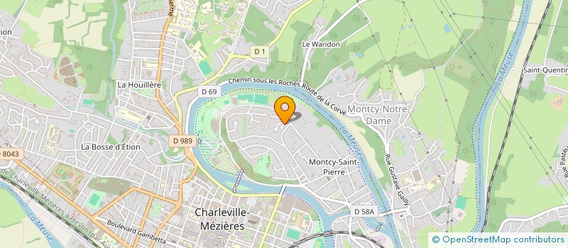 localisation de l'entreprise ZENDER CCET IMMO  VILLERS-SEMEUSE