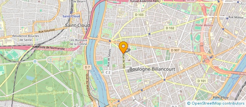 localisation de l'entreprise ZENDEV  BOULOGNE-BILLANCOURT