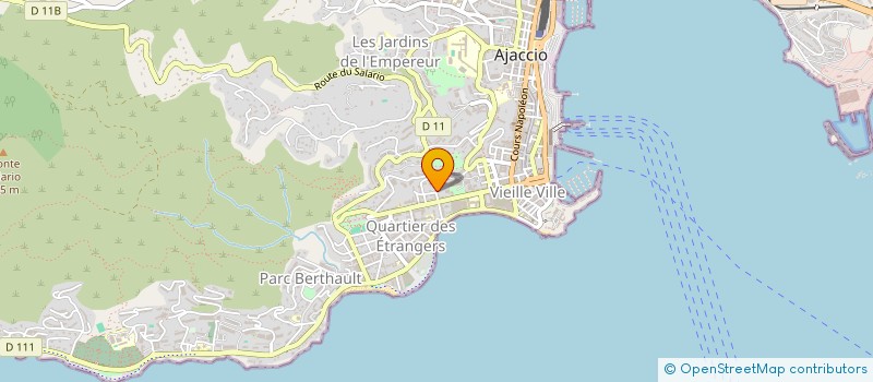 localisation de l'entreprise ZENDRINI MARTINO à AJACCIO