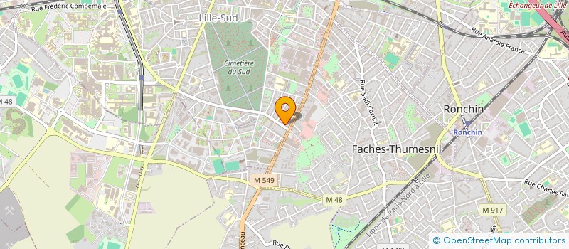 localisation de l'entreprise ZENDRIVER VTC à LILLE