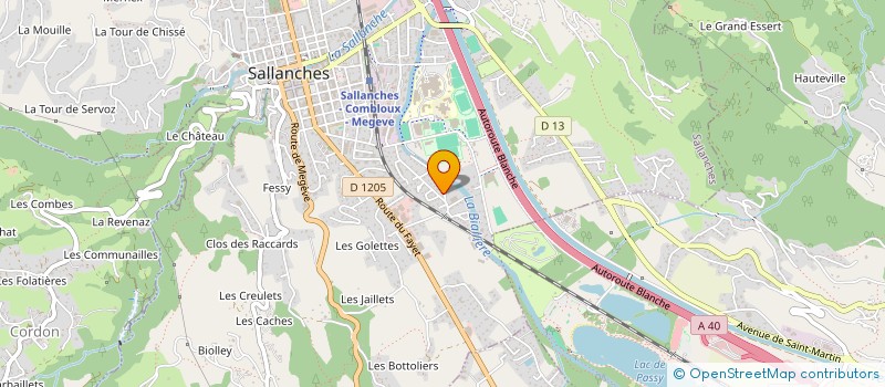 localisation de l'entreprise ZENE à SALLANCHES