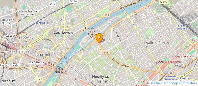 localisation de l'entreprise ZENEDUC à NEUILLY-SUR-SEINE