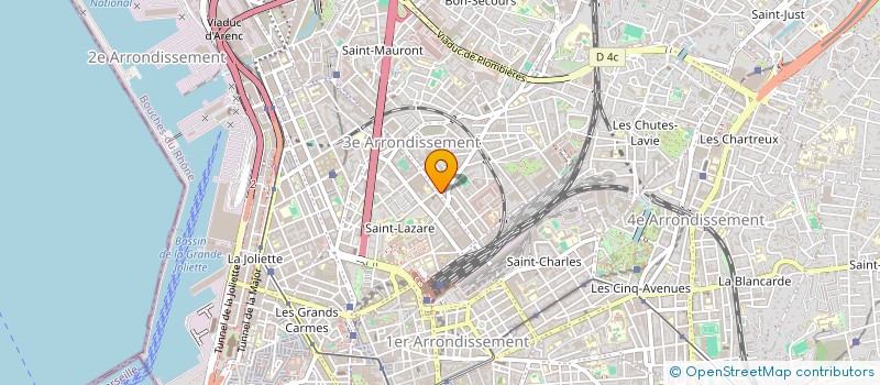 localisation de l'entreprise ZENELI/MEYER à MARSEILLE