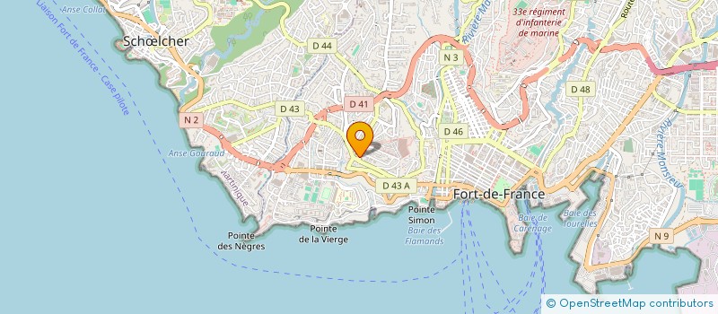 localisation de l'entreprise ZENENERGIES à FORT-DE-FRANCE