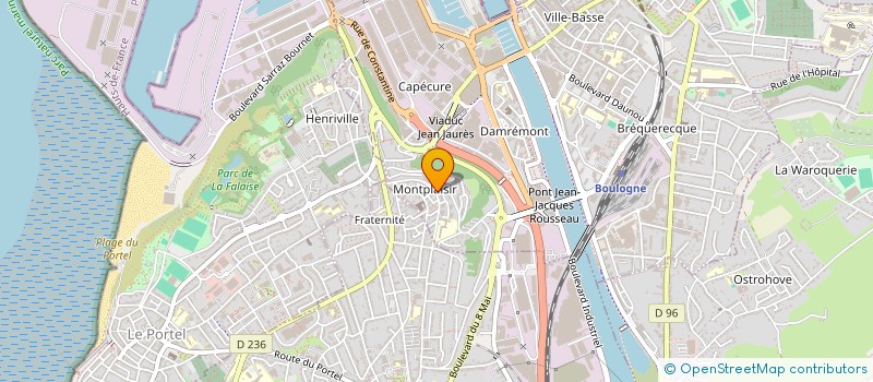 localisation de l'entreprise ZENFIBRE à BOULOGNE-SUR-MER