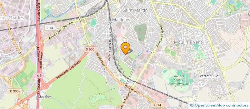 localisation de l'entreprise ZENGER BAT  PERPIGNAN