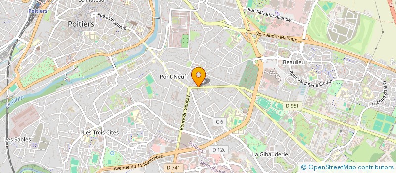 localisation de l'entreprise ZENGOA  POITIERS