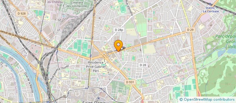 localisation de l'entreprise ZENH VTC à SAINT-DENIS