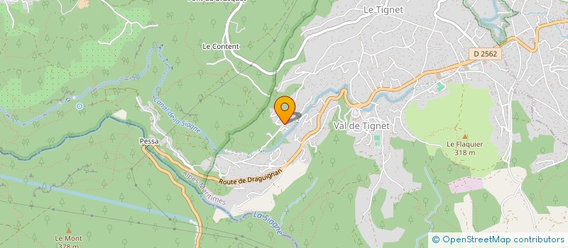 localisation de l'entreprise ZENI SUD SERVICES  LE TIGNET