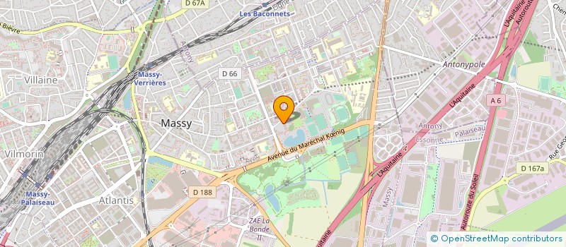localisation de l'entreprise ZENIA à MASSY