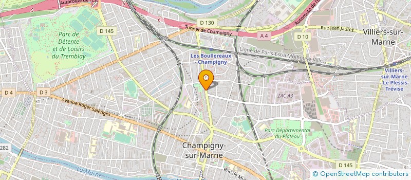 localisation de l'entreprise ZENIMPRIM à CHAMPIGNY-SUR-MARNE