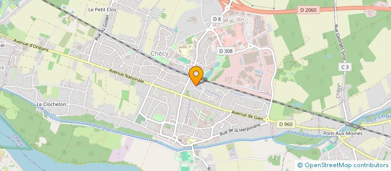 localisation de l'entreprise ZENIT à CHECY