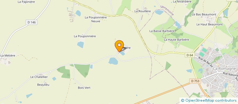 localisation de l'entreprise ZENIT  SEVREMOINE