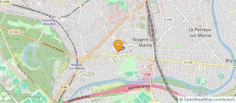 localisation de l'entreprise ZENITH à NOGENT-SUR-MARNE